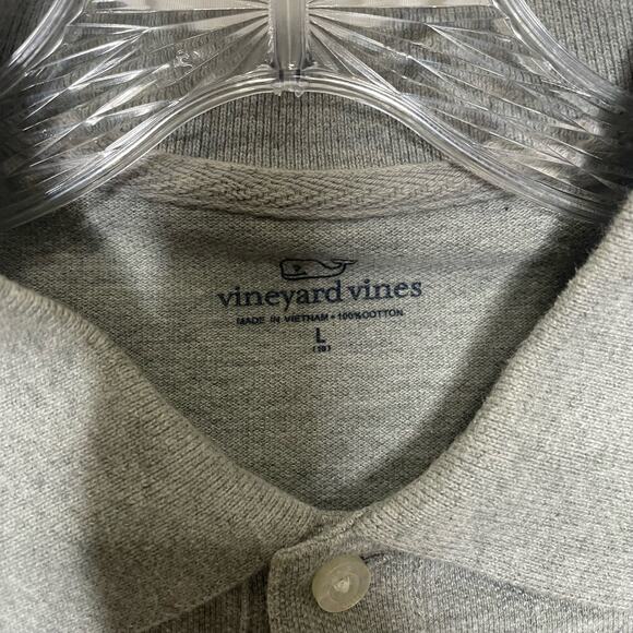 Vineyard Vines Gray Womens Polo Size L - Picture 2 of 4